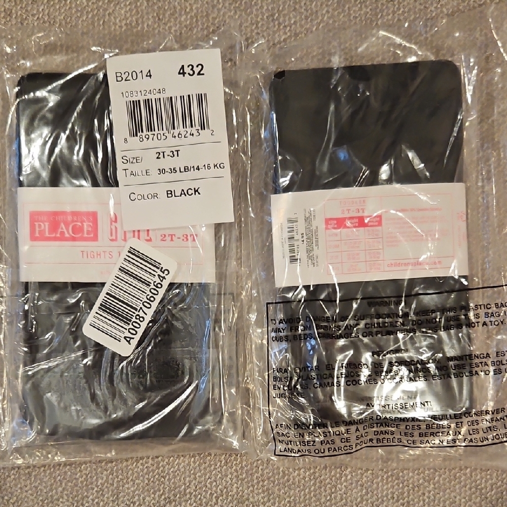 Girls Tights 2T-3T